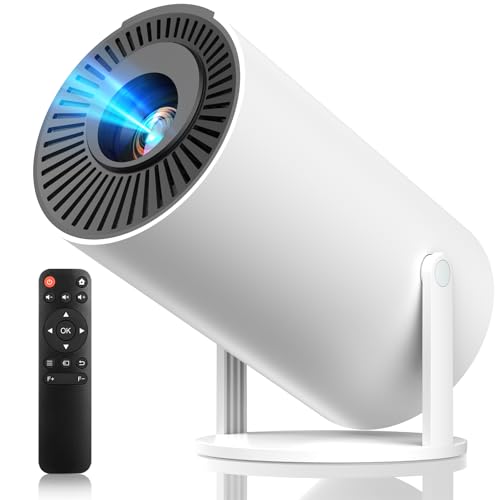 プロジェクタースマホ対応 小型【節電対策2025超小型投影機・電動フォーカス搭載・明るさプラス27000LM&Wi-Fi瞬時接続&自動台形補正&4K】kitley M8 projector 4k 天井270度 Bluetooth5.4 Hi-Fiスピーカー内蔵 短距離投影 操作簡単 300インチ大画面 スタンド一体型 軽量 パソコン/PS機 女性人気 誕生日 プレゼント 日本語取扱説明書 3年 1枚目 画像