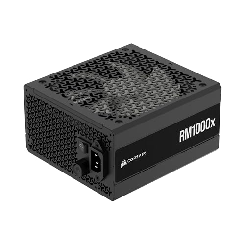 CORSAIR RM1000x 2024年モデル PC電源ユニット 1000W ATX3.1 PCIe5.1対応 80PLUS Gold認証 フルモジュラー 12VHPWRケーブル付属 CP-9020271-JP 1枚目 画像