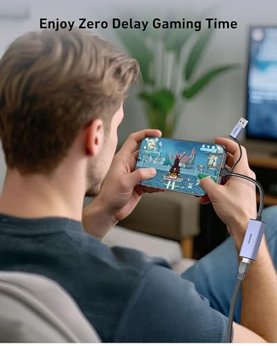 BENFEI 有線LANアダプタ USB A/C - ギガビット イーサネット アダプター、USB 3.0/C -10/100/1000Mbps 高速 RJ45 ギガビットイーサネット LAN ネットワークアダプター MacBook Pro 2022/2021/2020、MacBook Air などに対応 中間 画像