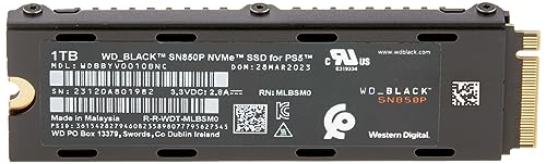 ウエスタンデジタル Western Digital 内蔵SSD 1TB PS5公式ライセンス版 WD_Black SN850P PCIe Gen4 M.2-2280 (読取り最大 7,300MB/秒) WDBBYV0010BNC-WRSN 中間 画像