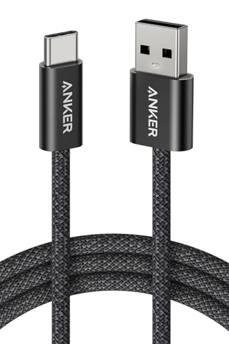 Anker Zolo USB-C & USB-A ケーブル 1.8m ブラック USB-IF認証 高耐久ナイロン素材採用 iPhone 17 / 16 / 15 / Galaxy Google Pixel 各種対応 1枚目 画像