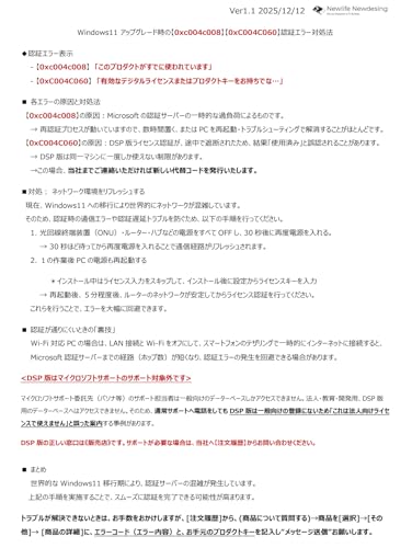 【Windows11 Home】 DSPライセンス日本語版 中間 画像