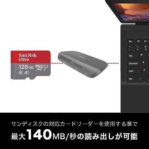 【 サンディスク 正規品 】 SanDisk microSD カード 128GB UHS-I U1 Class10 Nintendo Switch メーカー動作確認済 Ultra SDSQUAB-128G-GH3MA 簡易デザインパッケージ 10年間限定保証 最後 画像
