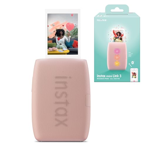 富士フイルム(FUJIFILM) チェキ スマホプリンター instax mini Link3 ローズピンク INS MINI LINK3 R pink 1枚目 画像