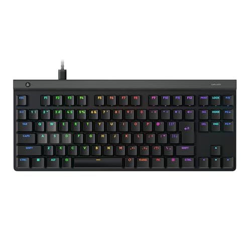 【Amazon.co.jp限定】Logicool G ラピッドトリガー G515 RAPID TKL 薄型 ゲーミングキーボード G515-TKL-RTBKd アクチュエーションポイント 調整可能 日本語配列 押下圧 35g 有線 テンキーレス 磁気式アナログスイッチ ロープロファイル LIGHTSYNC RGB キーボード 国内正規品※Amazon.co.jp限定 壁紙ダウンロード付き 1枚目 画像