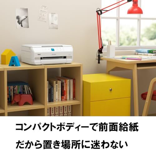 エプソン プリンター A4インクジェット複合機 カラリオ EP-717A 6色 独立インク Wi-Fi 2024年モデル 中間 画像