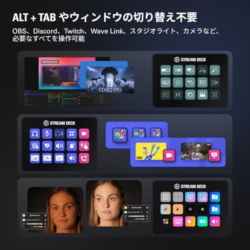 【Amazon.co.jp限定】Elgato Stream Deck MK.2 エルガトストリームデック MK.2【15キー配列】ライブコンテンツ作成用のコントローラー 配信者向けデバイス OBS/Twitch​/YouTube連携 Mac/PC対応 中間 画像
