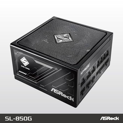 ASRockSteel Legend 次世代GPU対応PC電源ユニット850WPCIe5.1対応80PLUS GOLDATX 3.1フルモジュラー 12V-2x6 ケーブル付属SL-850G 最後 画像