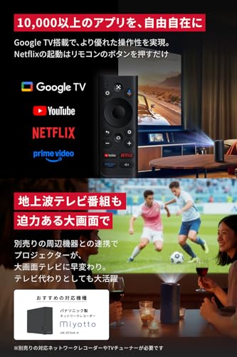 Anker Nebula Capsule 3 Laser & 公式プロジェクタージンバルスタンド (Capsuleシリーズ用)（レーザー 小型 Google TV搭載 モバイル プロジェクター とジンバルセット）【家庭用 フルHD Netflix対応 300ANSI ルーメン 天井投影 自動台形補正 オートフォーカス バッテリー内蔵 ホームシアター アンカー ネビュラ カプセル3 レーザー】 中間 画像
