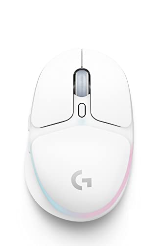 Logicool G ゲーミングマウス G705 ワイヤレス マウス LIGHTSPEED Bluetooth 2種類無線接続に対応 LIGHTSYNC RGB 85g 軽量 PC windows mac ホワイト G705WL 国内正規品 1枚目 画像