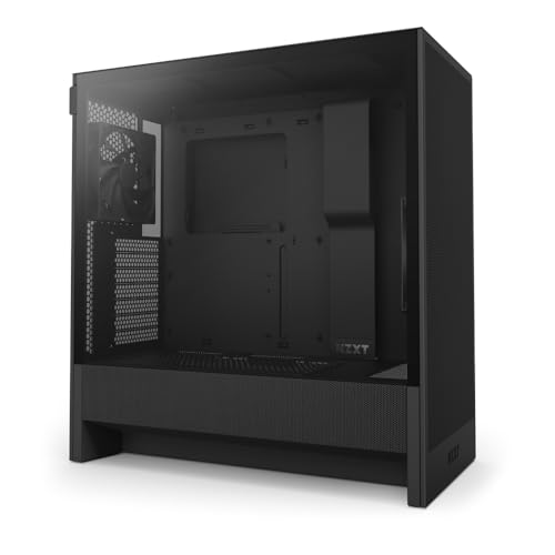 NZXT H5 Flow v2 Black 120mmファン 2基搭載 ミドルタワー ATX PCケース ブラック CC-H52FB-01 CS9082 画像1