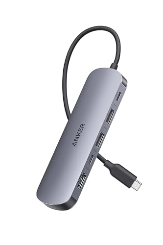Anker Nano USB-C ハブ(7-in-1, 4K, HDMI) HDMIポート4K 60Hz対応、5Gbps 高速データ転送 USB-Cポート、USB-Aポート搭載 1枚目 画像