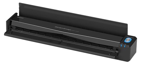 リコー PFU ドキュメントスキャナー ScanSnap iX110 (A4 片面読取 Wi-Fi対応 USB Type-C モバイル) 書類 レシート 名刺 写真 (Black) 中間 画像