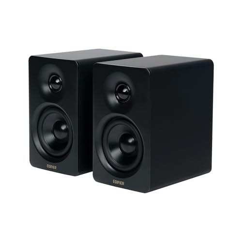 「VGP2025金賞&コスパ大賞」Edifier M60 マルチメディアスピーカー 66W Bluetooth 5.3 ハイレゾワイヤレス コンパクトなデザイン 専用アプリ スタンド付き USB-C/AUX入力 MDF製 黒 1枚目 画像