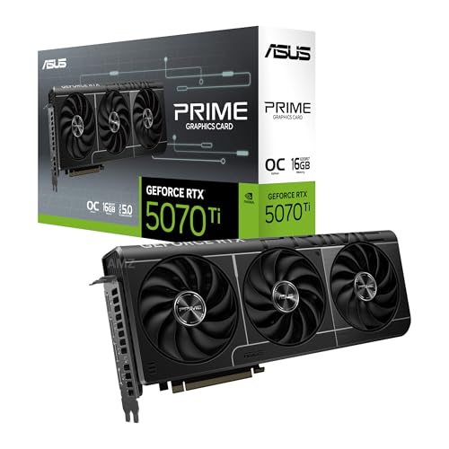 ASUS NVIDIA GeForce RTX 5070Ti ビデオカード 16GB GDDR7 PCI Express 5.0 / PRIME-RTX5070TI-O16G 国内正規代理店品 1枚目 画像