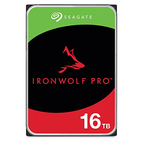 【Amazon.co.jp限定】Seagate 内蔵 HDD ハードディスク 16TB NAS向け 24時間365日 5年保証 データ復旧3年付 CMR IronwolfPro 国内正規代理店品 ST16000NT001/EC 1枚目 画像