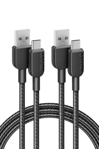 【2本セット】Anker 310 高耐久ナイロン USB-C & USB-A ケーブル USB 2.0 フルスピード充電 iPhone 16 Galaxy LG Android各種対応 (1.8m 2本セット) 画像1