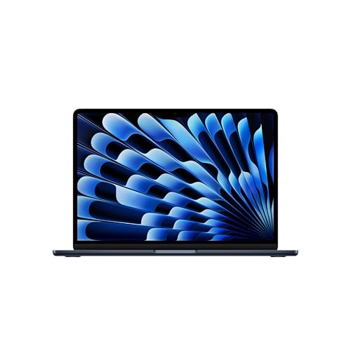 Apple 2025 MacBook Air (13インチ, 10コアCPUと8コアGPUを搭載したApple M4チップ, 16GB ユニファイドメモリ, 256GB) - ミッドナイト 1枚目 画像
