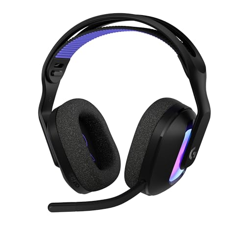 【Amazon.co.jp限定】Logicool G ワイヤレス ゲーミングヘッドセット G522 LIGHTSPEED G522-BKd 軽量 マイク付き Bluetooth 有線 対応 90時間連続使用可能 LIGHTSYNC RGB PS5 PS4 PC windows Mac ゲーミング ヘッドセット ヘッドフォン ヘッドホン ブラック 国内正規品 ※Amazon限定の壁紙ダウンロード付き 1枚目 画像