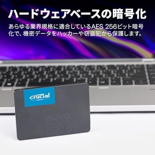 Crucial SSD 内蔵2.5インチ SATA接続 BX500 シリーズ 1TB CT1000BX500SSD1JP 中間 画像