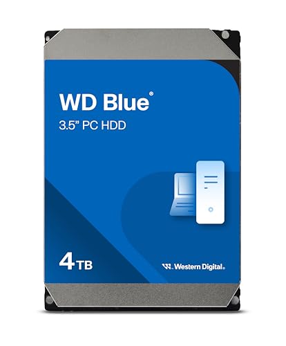 【Amazon.co.jp限定】Western Digital ウエスタンデジタル WD Blue 内蔵HDD ハードディスク 4TB CMR 3.5inch SATA キャッシュ128MB 5400rpm WD40EZZX-AJP エコパッケージ 【国内正規代理店品】 画像1