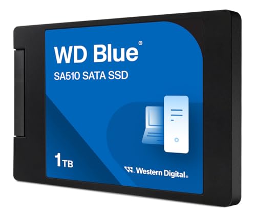 ウエスタンデジタル(Western Digital) WD Blue SATA SSD 内蔵 1TB 2.5インチ (読取り最大 560MB/s 書込み最大 520MB/s) PC メーカー保証5年 WDS100T3B0A-EC SA510 【国内正規取扱代理店】 1枚目 画像