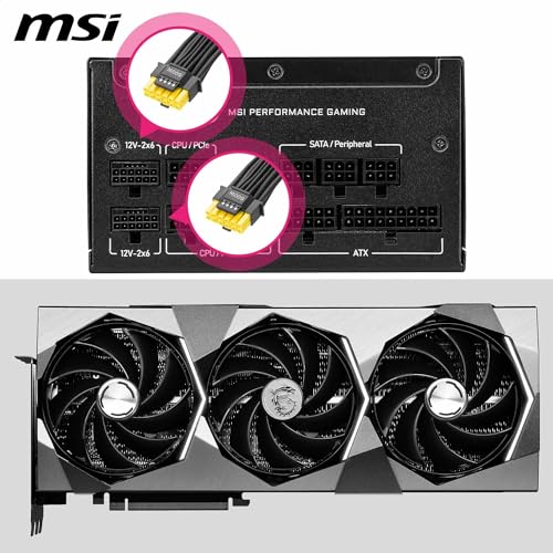 MSI MPG A1250GS PCIE5 PC電源ユニット 1250W ATX3.1/PCIe 5.1対応 80PLUS GOLD認証 フルモジュラー 静音 日本メーカーコンデンサ 10年保証 PS1543 中間 画像