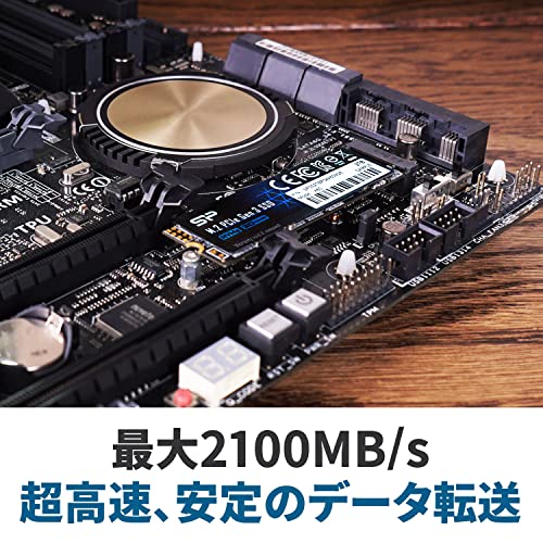 シリコンパワー SSD 256GB 3D NAND M.2 2280 PCIe3.0×4 NVMe1.3 P34A60シリーズ 5年保証 SP256GBP34A60M28 中間 画像