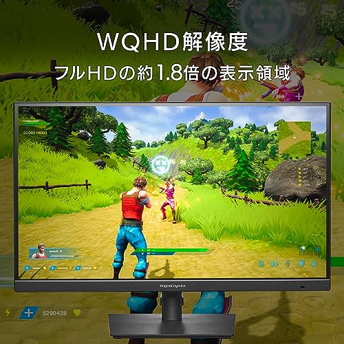 アイ・オー・データ IODATA ゲーミングモニター 27インチ GigaCrysta WQHD 180Hz AHVAパネル ブラック(HDMI×2/DisplayPort/VESA対応/高さ調整/縦横回転/土日サポート/日本メーカー) EX-GDQ271JA 最後 画像