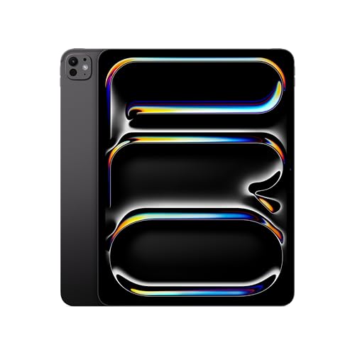 Apple 13インチiPad Pro(M5):Ultra Retina XDR ディスプレイ、256GB、横向きの12MP フロント/バックカメラ、LiDAR スキャナ、Apple N1によるWi-Fi 7、Face ID、一日中使えるバッテリー - スペースブラック 1枚目 画像