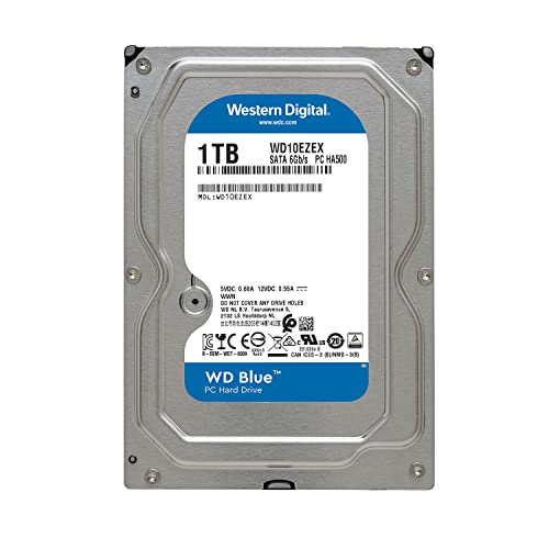 Western Digital ウエスタンデジタル WD Blue 内蔵 HDD ハードディスク 1TB CMR 3.5インチ SATA 7200rpm キャッシュ64MB PC WD10EZEX-EC 最後 画像