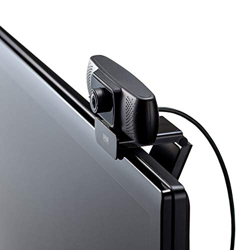 サンワサプライ 会議用ワイドレンズWEBカメラ USB接続 150°超広角 マイク内蔵 Skype対応 ブラック CMS-V43BK 中間 画像