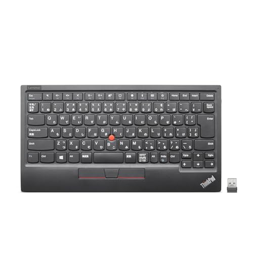 Lenovo ThinkPad トラックポイント キーボード II - 日本語 ワイヤレス接続 Bluetooth接続 トラックポイント搭載 シザーリフトキー バッテリー内蔵 コンパクト ThinkPad ThinkBook ThinkCentre Android 4Y40X49522 1枚目 画像