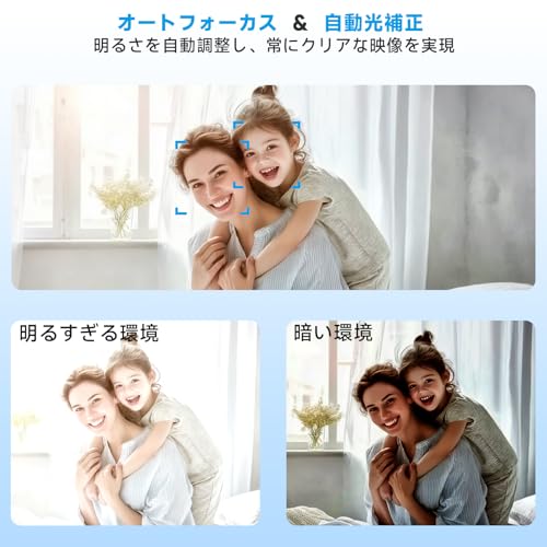 AOC Webカメラ ウェブカメラ 4K マイク付き 【 99°広角 USB即挿即用 】usbカメラ webcam プライバシーカバー ノイズキャンセル 自動光線補正 会議用webカメラ Streaming & Zoom 対応 パソコン カメラ Web camera 中間 画像