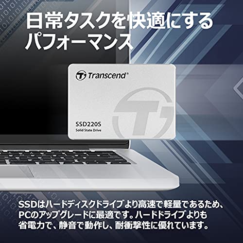 トランセンドジャパン Transcend SSD 120GB 内蔵2.5インチ SATA3 7mm 国内正規品 3年保証 TS120GSSD220S-E 【Amazon.co.jp限定】 最後 画像
