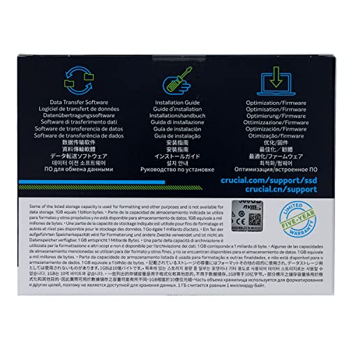 Crucial クルーシャル P2シリーズ 500GB 3D NAND NVMe PCIe M.2 SSD CT500P2SSD8【5年保証】 [並行輸入品] 中間 画像